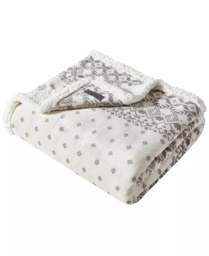 Eddie Bauer Fair Isle Peak Ultra Soft Throw - Intensery