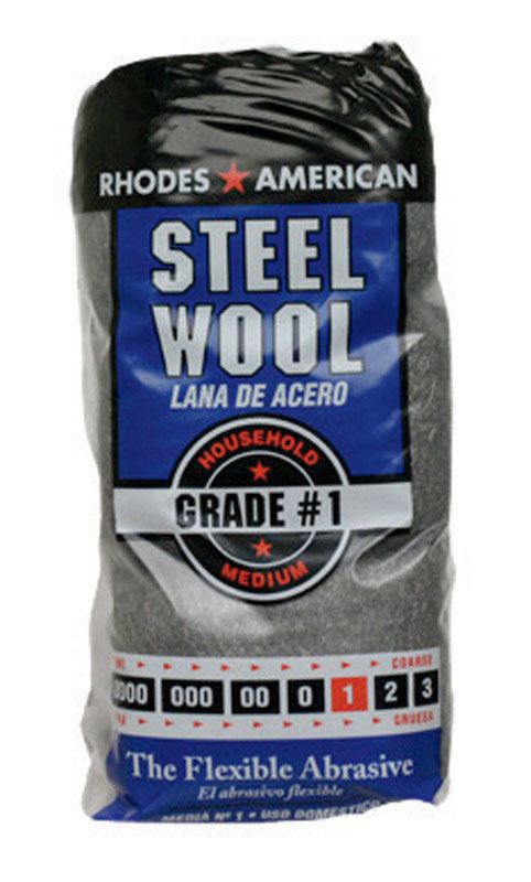 Rhodes American 1 Grade Medium Steel Wool Pad 12 pk - Intensery
