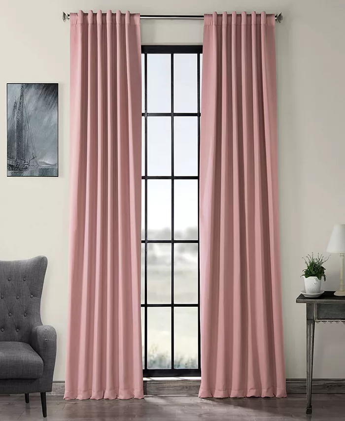 Exclusive Fabrics Furnishings Weighted Hem Curtain Panels - Intensery
