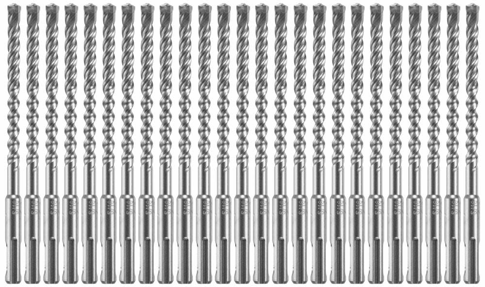 Bosch 25 pc. 5/16 In. x 4 In. x 6 In. SDS-plus Bulldog Xtreme Carbide Rotary Hammer Drill Bits HCFC2051B25 from Bosch - Intensery
