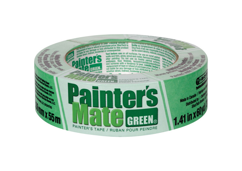 Painter\u0027s Mate 1.41 in. W X 60 yd L Green Medium Strength Masking Tape 1 pk - Intensery