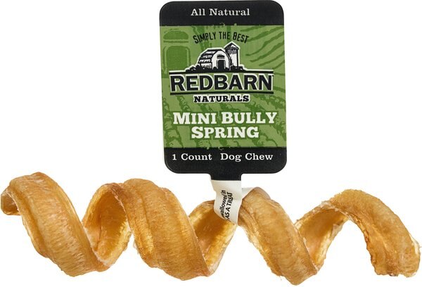 Redbarn Naturals Mini Bully Springs Dog Treats - Intensery