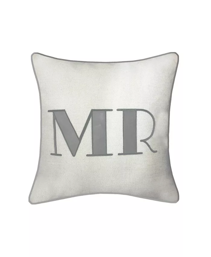 Ediebrations Pillow Embroidered Appliqued 