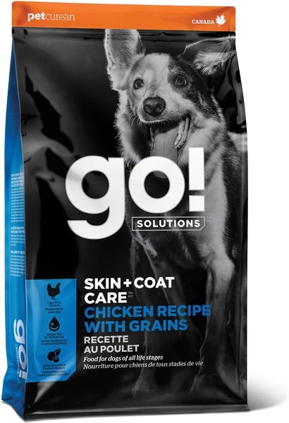 Go! Solutions Skin + Coat Care Chicken Recipe Dry Dog Food - Intensery
