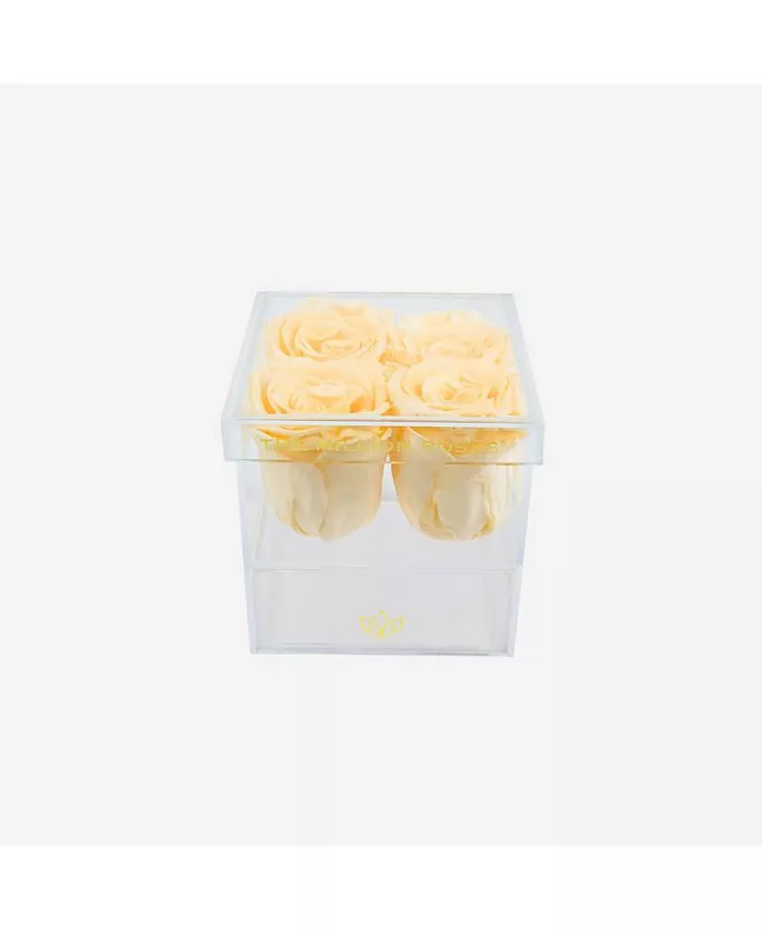 The Million Roses Acrylic 4 Drawer Box of Roses - Intensery