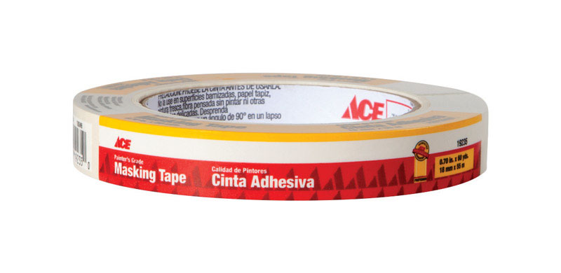 Ace 0.7 in. W X 60 yd L Beige Medium Strength Painter\u0027s Tape 1 pk - Intensery