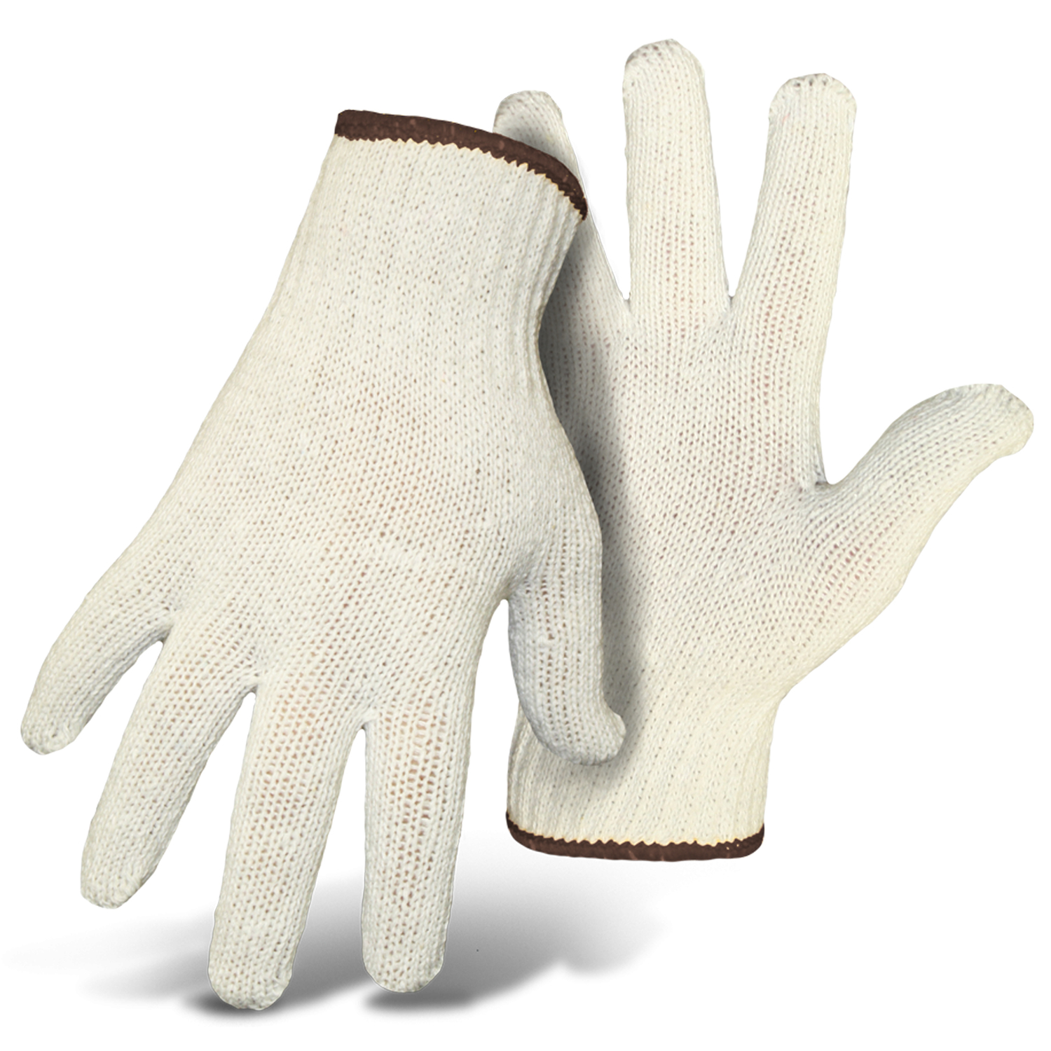 Boss Men\u0027s Indoor/Outdoor String Knit Reversible Work Gloves White L 1 pair - Intensery