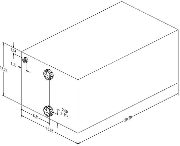 Moeller 41225 Moeller Marine Waste Tanks - Intensery