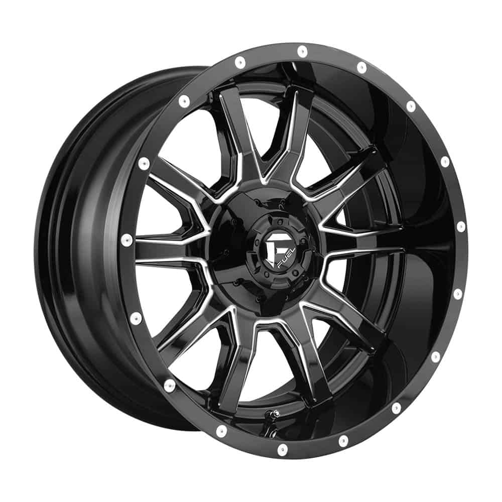 Fuel 1PC D627 VANDAL D627 17X9 6X135/5.5 GL-BLK-MIL 01MM - Intensery
