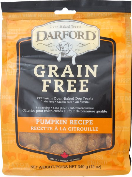 Darford Grain-Free Baked Pumpkin Recipe with Mixed Vegetables Dog Treats - Intensery