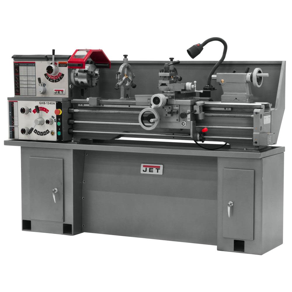 JET GHB-1340A Lathe with Collet Closer and Taper Attachment 321129 from JET - Intensery