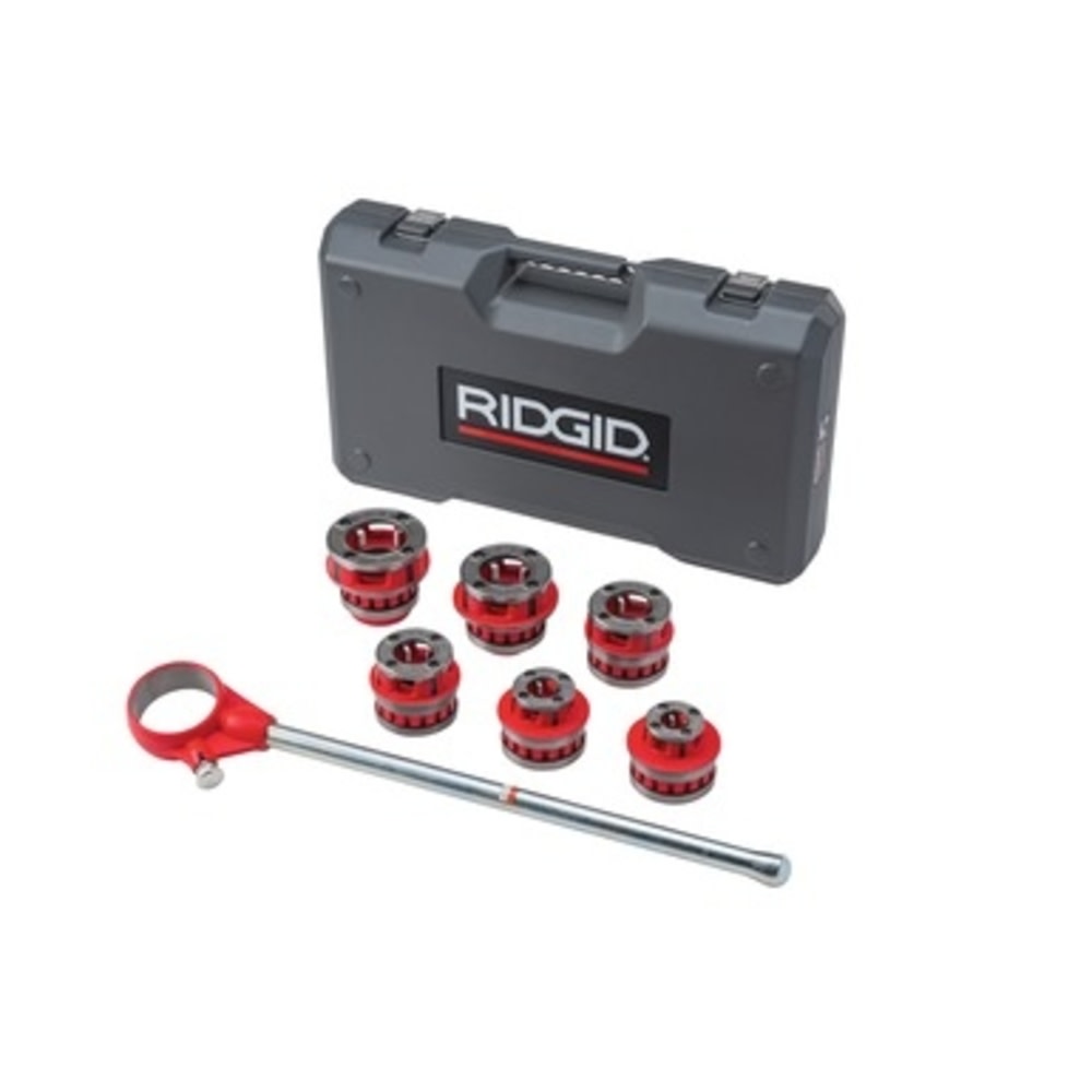 Ridgid 12r 1/2-2 In NPT Exposed Ratchet Threader Set 36475 from Ridgid - Intensery