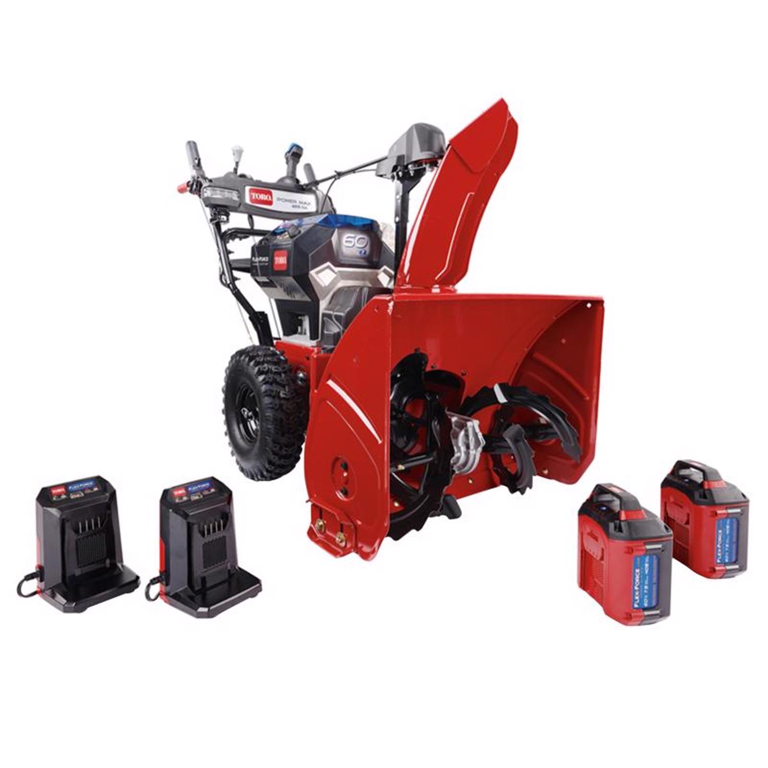 Toro Power Max 60V e24 24 in. Two stage 60 V Battery Snow Blower Kit (Battery \u0026 Charger) - Intensery