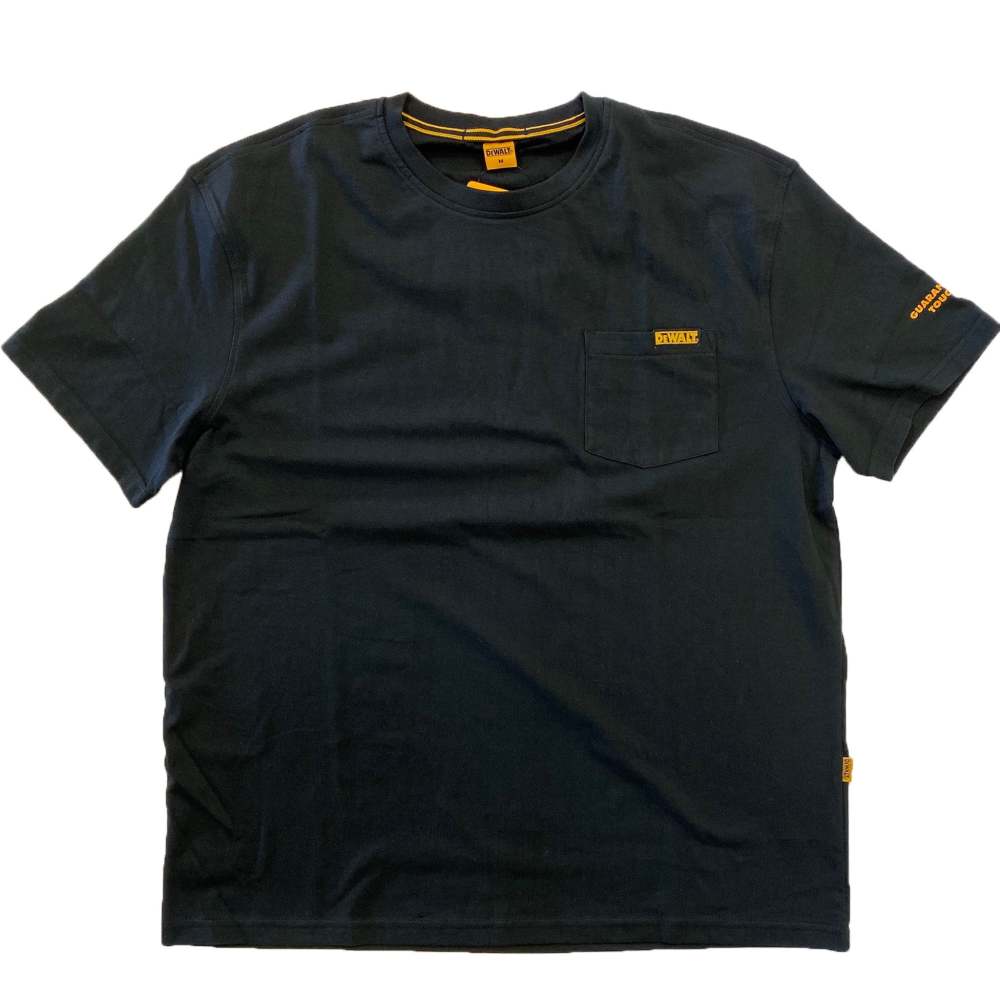 DEWALT Guaranteed Tough Pocket T-Shirt Black 2X - Intensery