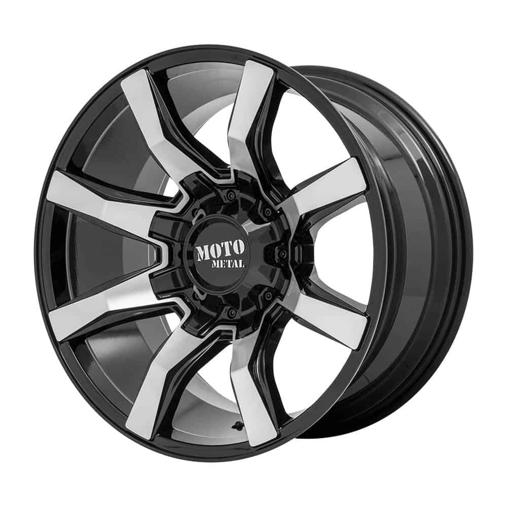 Moto Metal MO804 SPIDER MO804 22X10 8X170 G-BLK MACH -18MM - Intensery