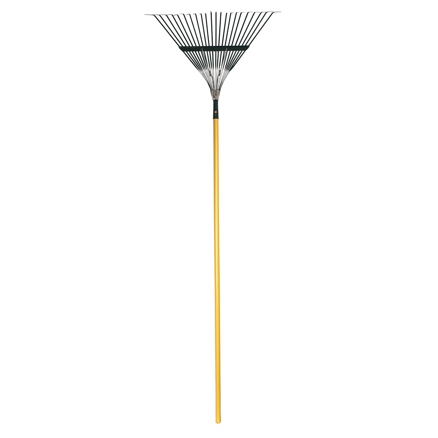 Rugg 54 in. 22 Tine Steel Leaf Rake Wood Handle - Intensery