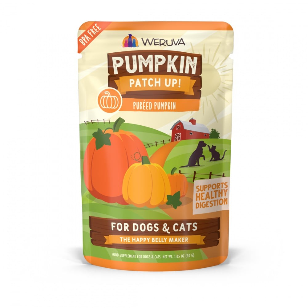 Weruva Pumpkin Patch Up Supplement for Dogs and Cats - 2.8 oz， case of 12 - Intensery