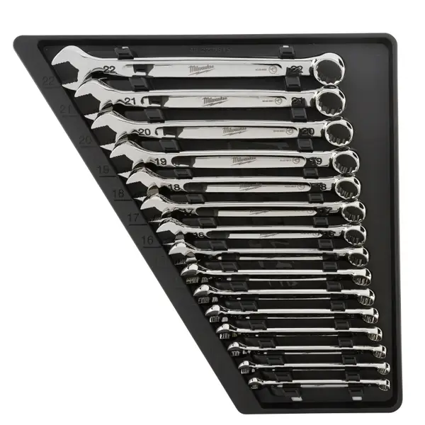 Milwaukee 48-22-9515 15-Piece Metric Combo Wrench Kit - Intensery