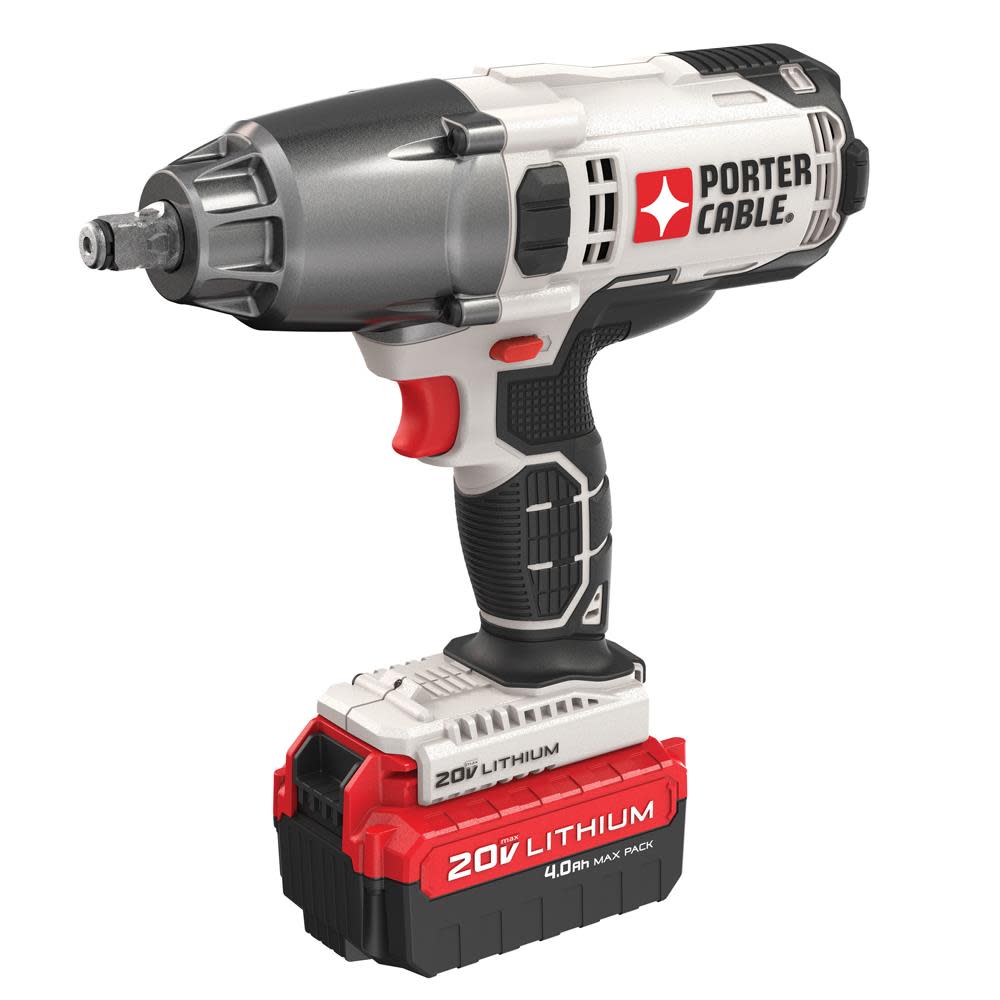20V 1/2-in Drive Cordless Impact Wrench with Battery Kit - Intensery