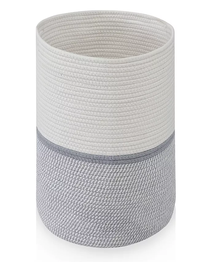 Ornavo Home Large Cotton Rope Laundry Hamper Woven Basket - Intensery