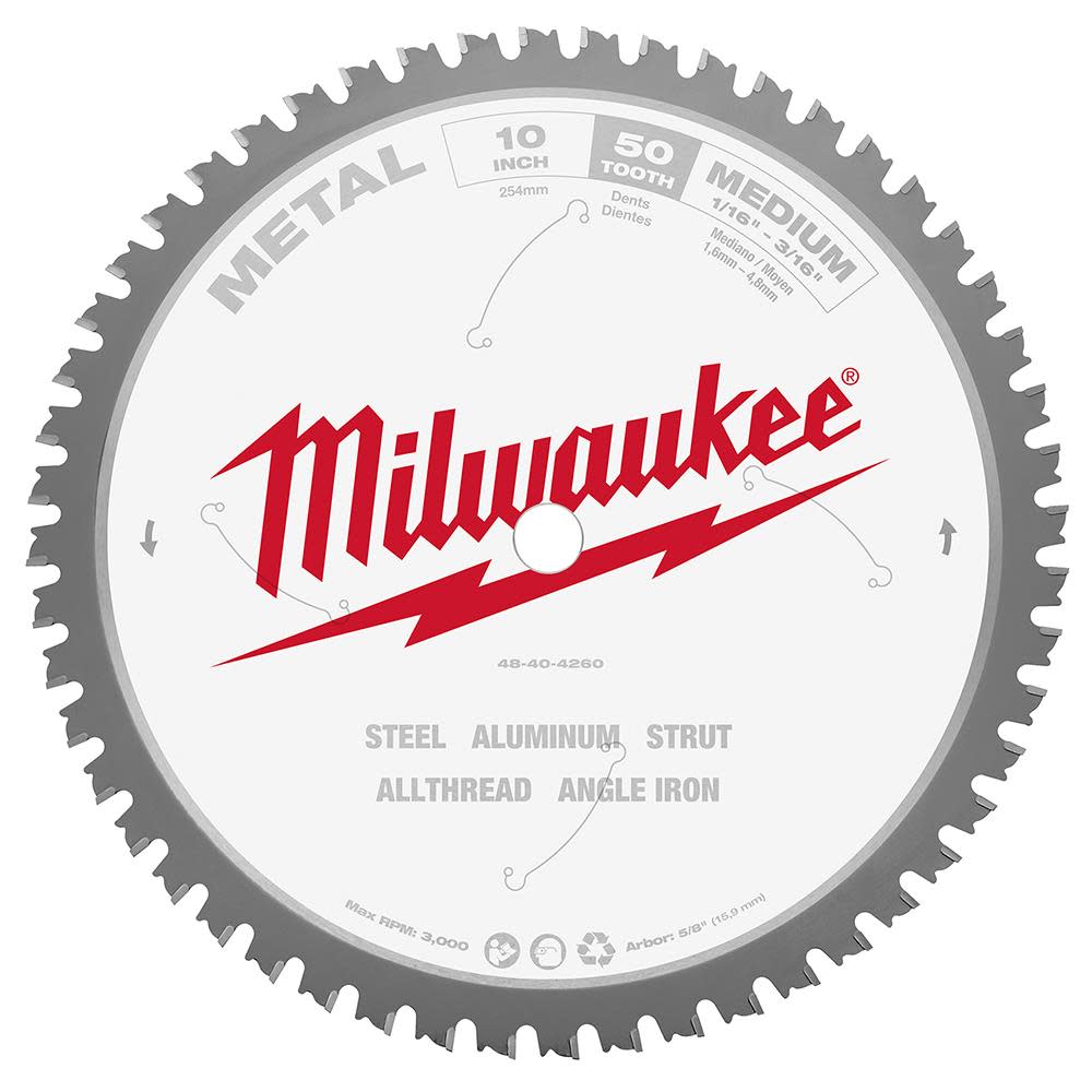 10 in. Metal Cutting Circular Saw Blade - Intensery