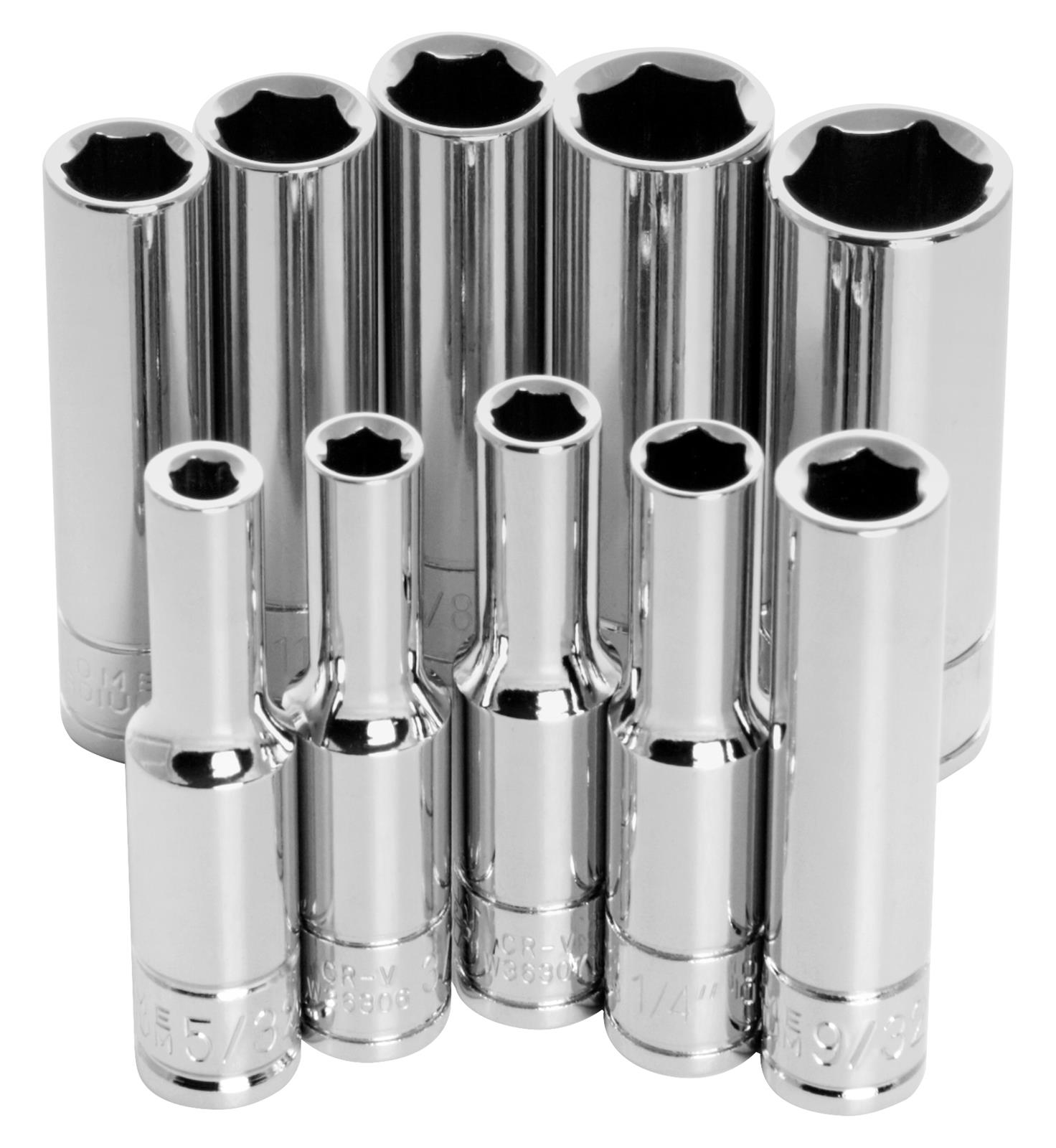 Performance Tool W36300 Performance Tool Deep Well Socket Sets - Intensery