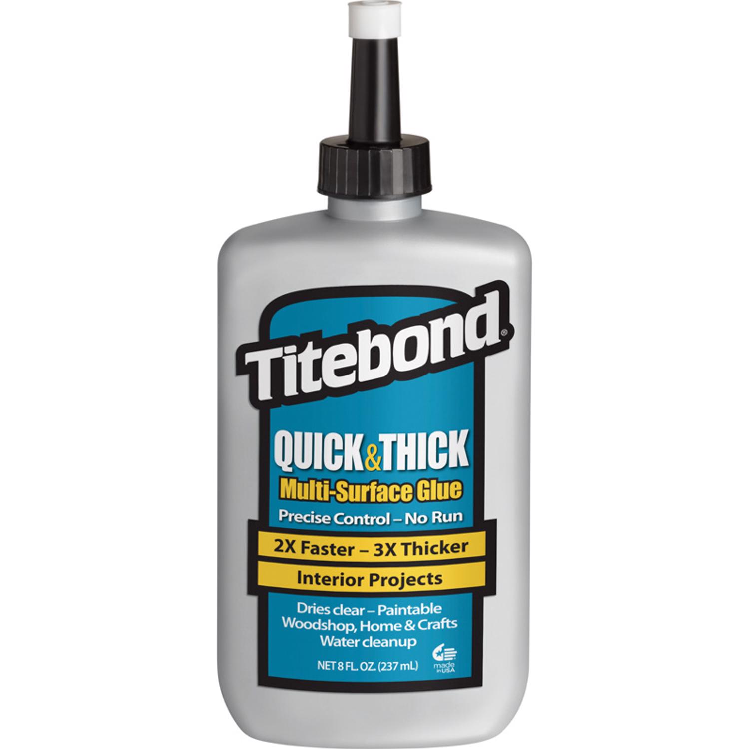 Titebond Quick \u0026 Thick High Strength Glue 8 oz - Intensery