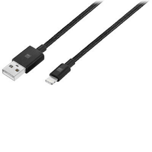 Platinum PT-MA5B2 5' Braided Lightning Cable Black - Intensery