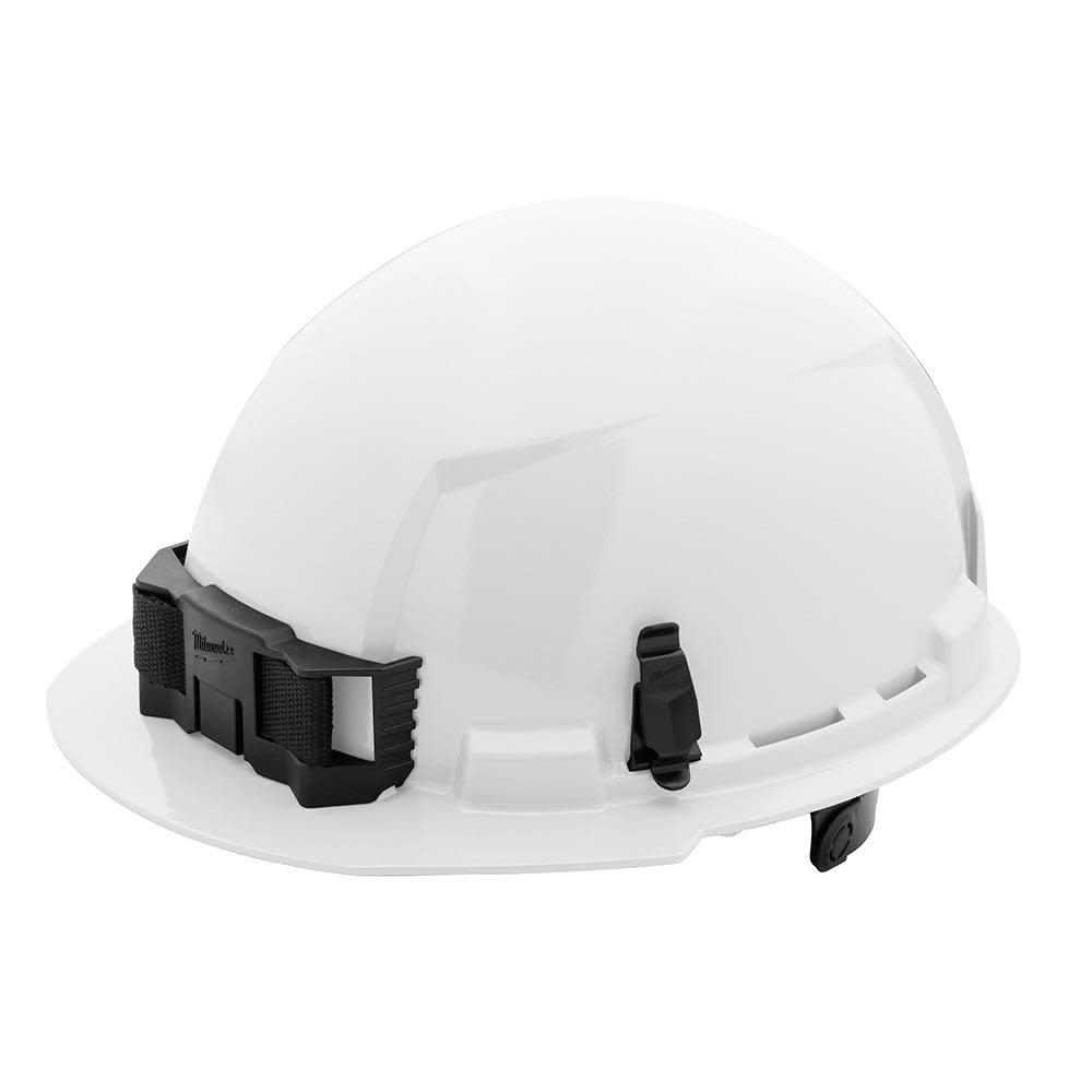 Milwaukee White Front Brim Hard Hat with 6pt Ratcheting Suspension Type 1 Class E 48-73-1120 from Milwaukee - Intensery