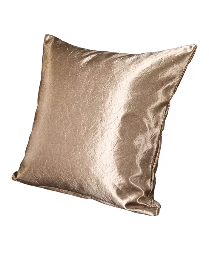 Siscovers Glistening Gold Decorative Pillow， 16