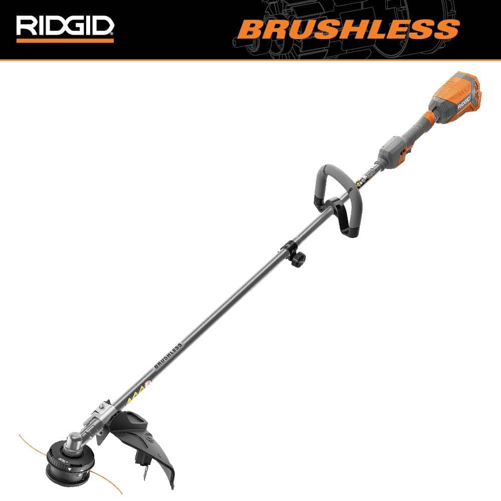 RIDGID 18V Brushless 14 in. Cordless Battery String Trimmer (Tool Only) R01201B - Intensery