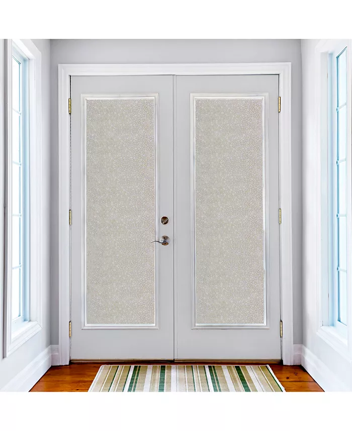 Brewster Home Fashions Pebbles Door Privacy Film - Intensery