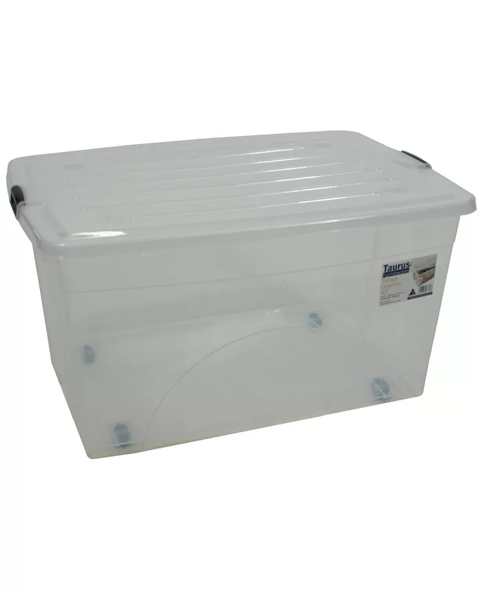 TAURUS 22 Gallon Rolling Bin Storage Organizer - Intensery