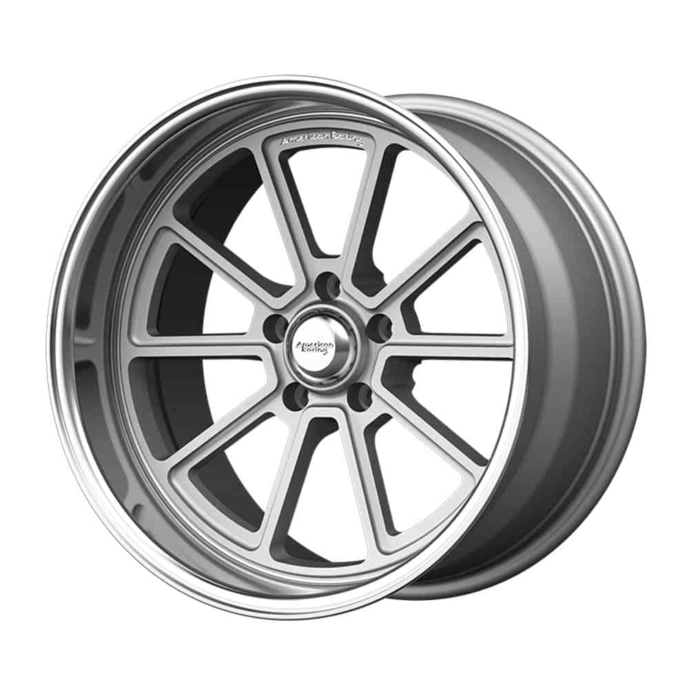 American Racing Vintage VN510 DRAFT VN510 18X10 5X5.0 VINTAGE SLV DIA LP 12MM - Intensery