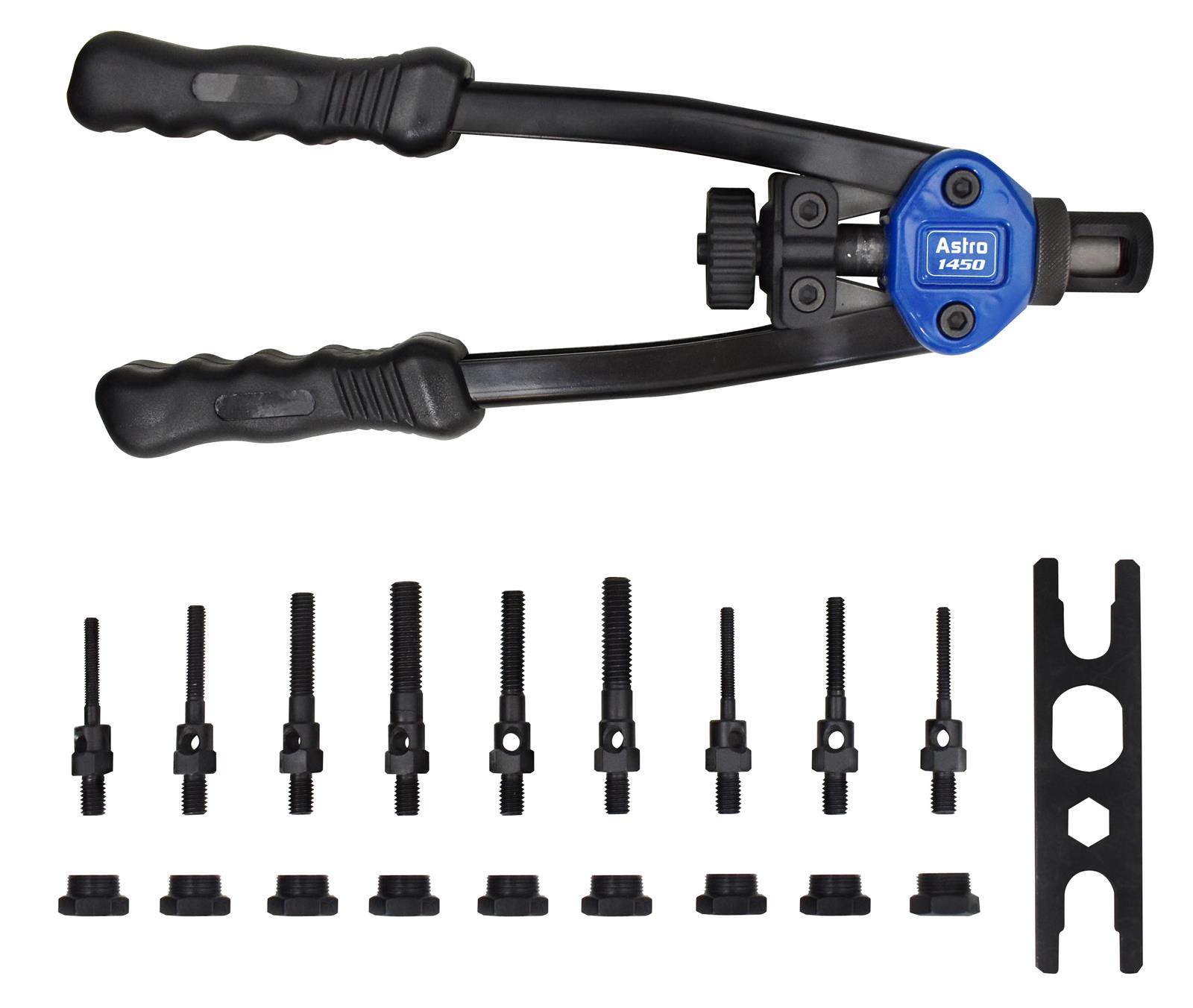 Astro Pneumatic Tool Company 1450 Astro Pneumatic Tool Company 13 in. Plusnut Extra-Long Thread Setter Kits - Intensery