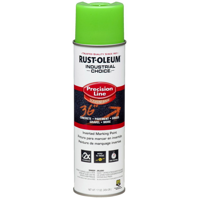 Rust-Oleum APWA Green Inverted Striping Paint 17 oz - Intensery