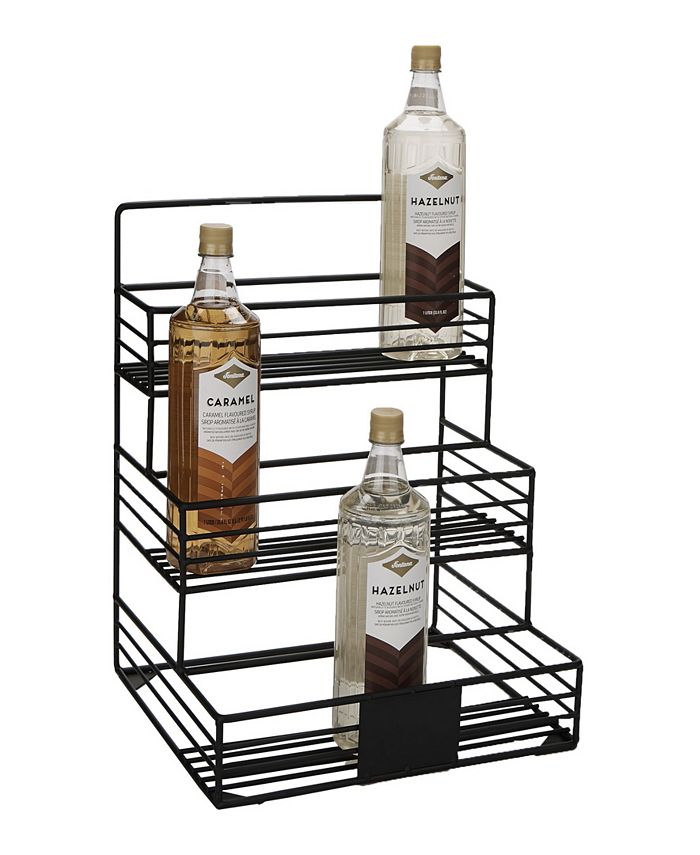 Mind Reader Iron Condiment Bottle Holder - 12 Capacity - Intensery