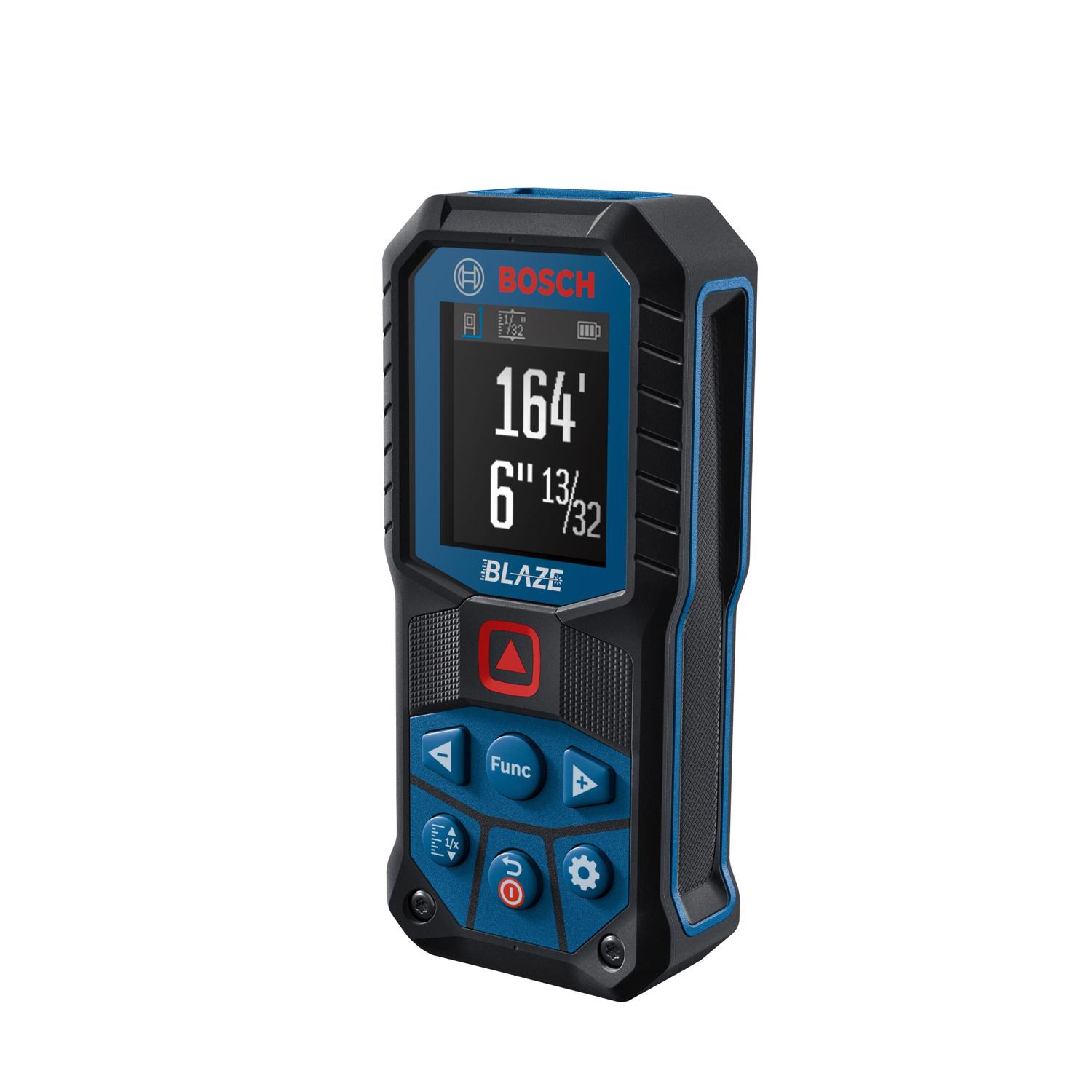 Bosch 2.1 in. L X 1.2 in. W Laser Measure 165 ft. Black/Blue 1 pc - Intensery