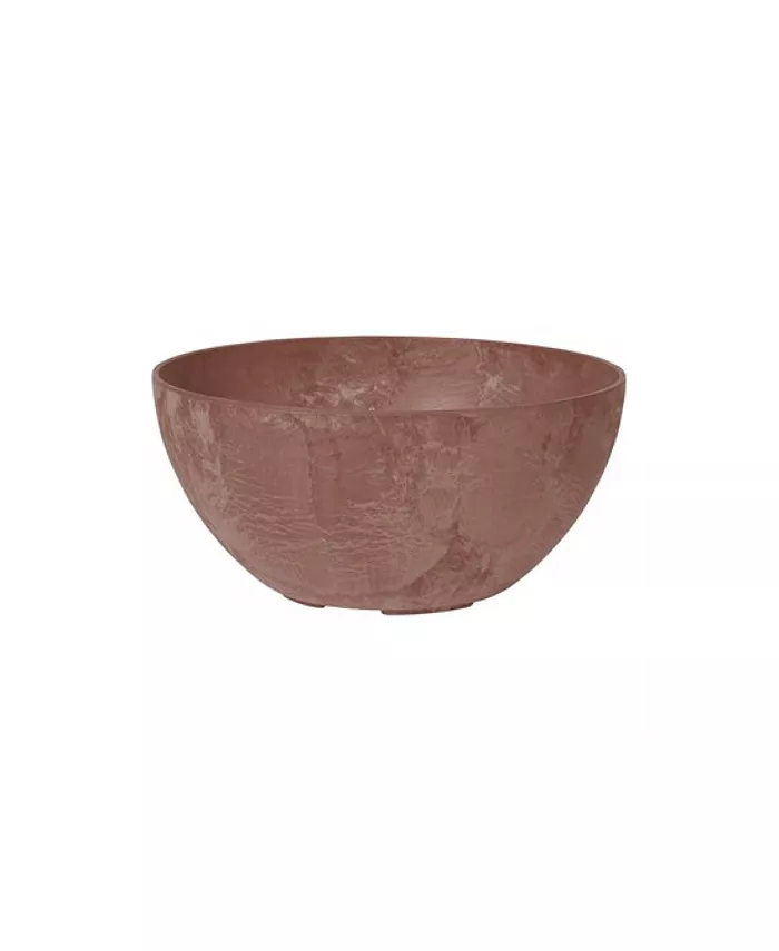 Novelty ArtStone Napa Planter Bowl Rust 12 Inch - Intensery