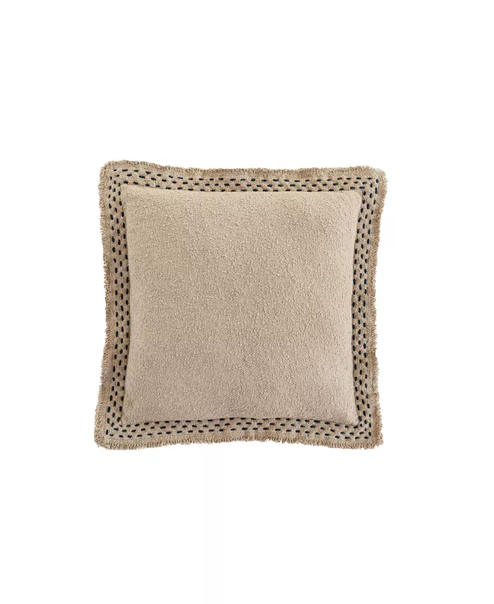 Anaya Home Hand Quilted Border Down Pillow - Intensery