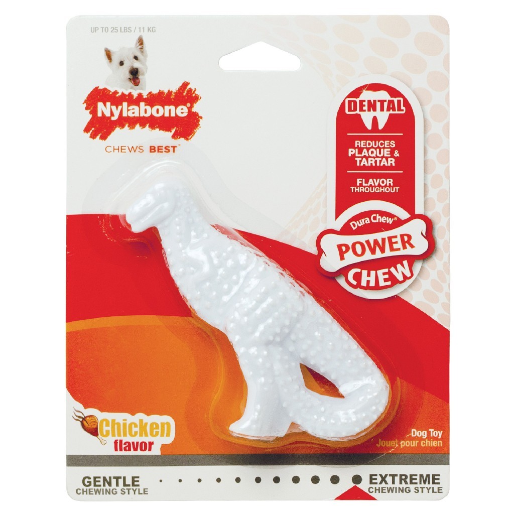 Nylabone Power Chew Dental Dino - Nylabone NDD003P - Intensery