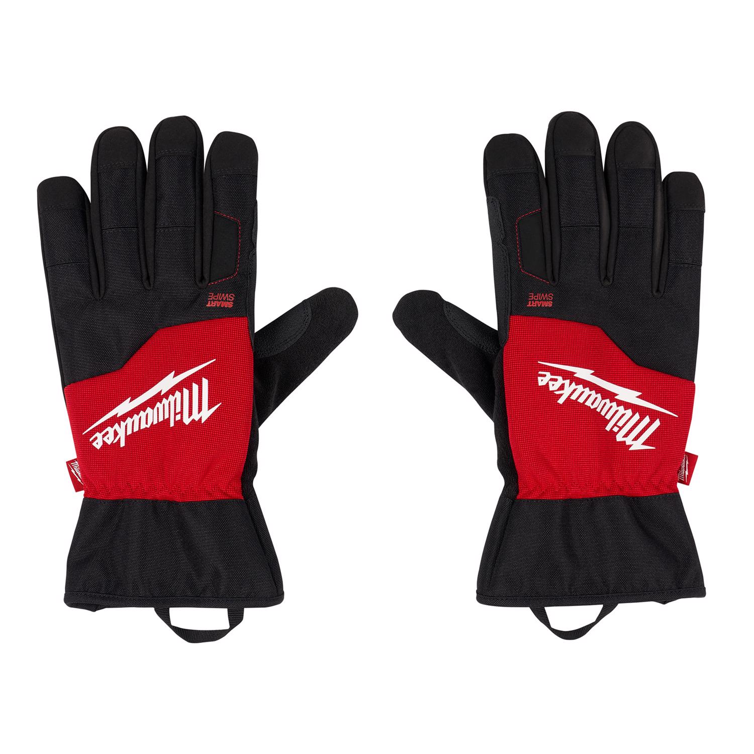 Milwaukee Unisex Indoor/Outdoor Winter Work Gloves Black/Red M 1 pair - Intensery