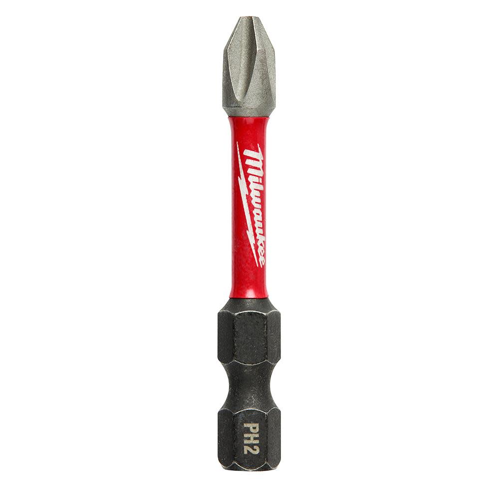 Milwaukee SHOCKWAVE 2 in. Impact Phillips #2 Power Bits 48-32-4762 from Milwaukee - Intensery