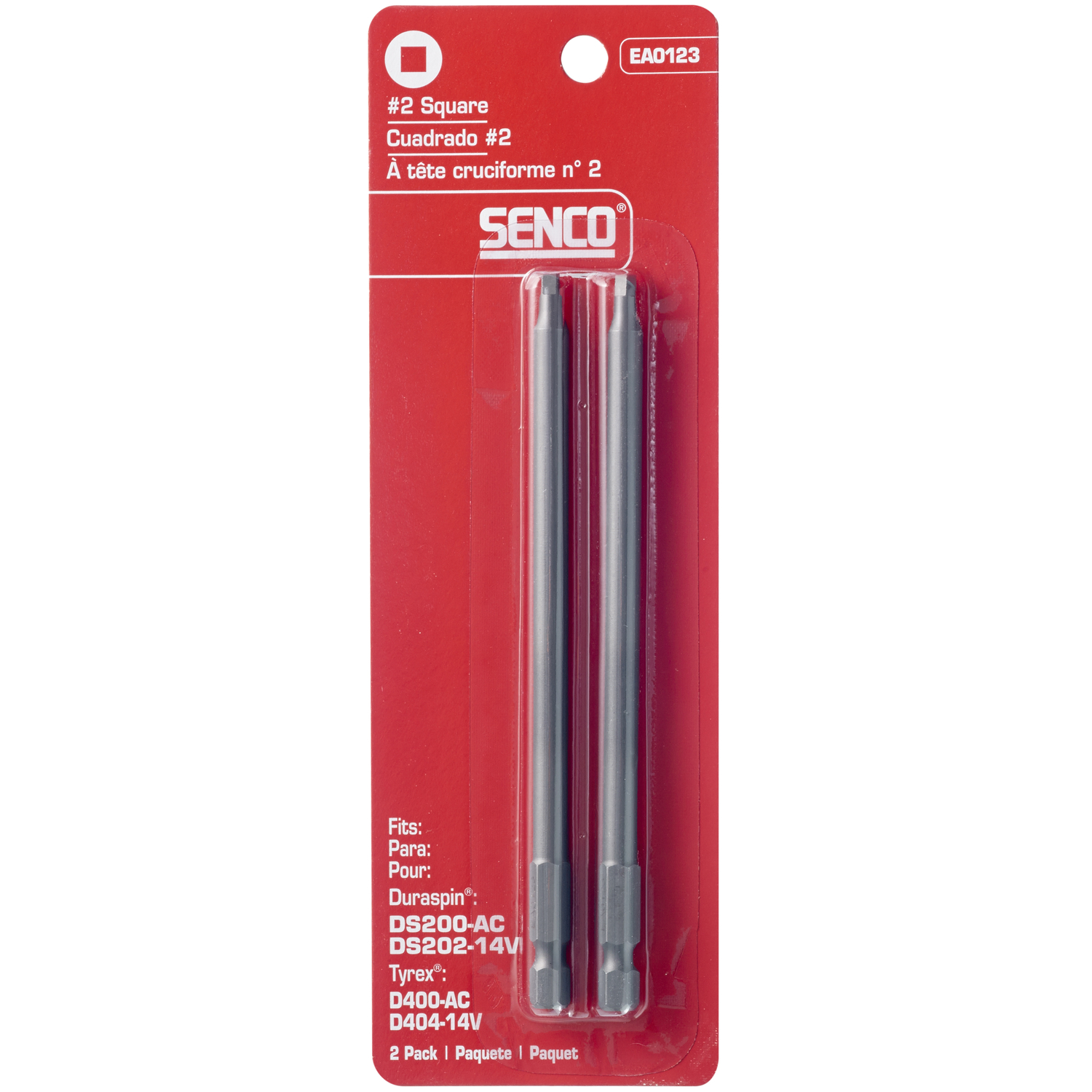 Senco Duraspin Square #2 X 5 in. L Driver Bit Steel 2 pk - Intensery