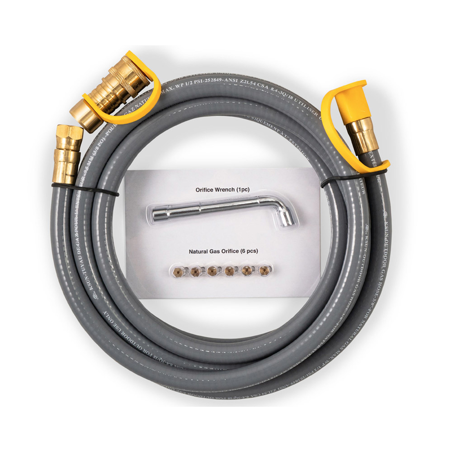 Blackstone 3/8 in. D X 10 ft. L Brass Quick Connect Natural Gas Conversion Kit - Intensery