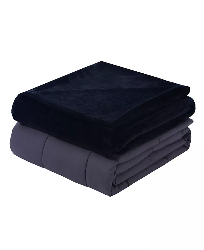 DreamLab CLOSEOUT! Plush 15lb Weighted Blanket with Washable Cover - Intensery