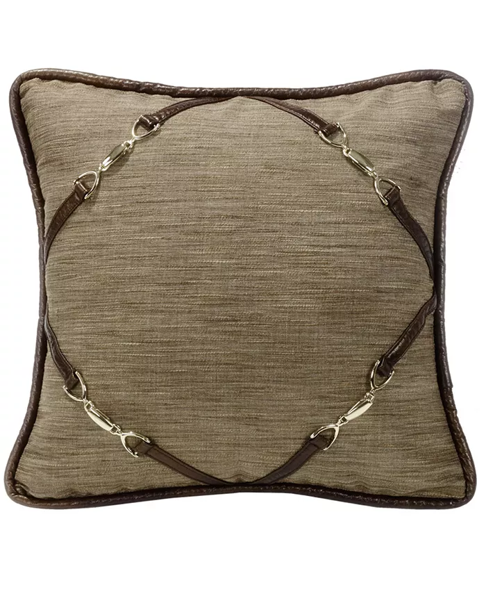 HiEnd Accents Pillow with 18x18 Buckle Corners - Intensery