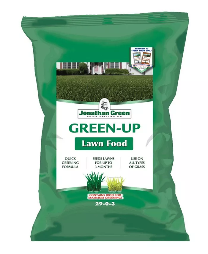 Jonathan Green Green-Up Lawn Food， 45lb bag (covers 15，000 sq ft) - Intensery