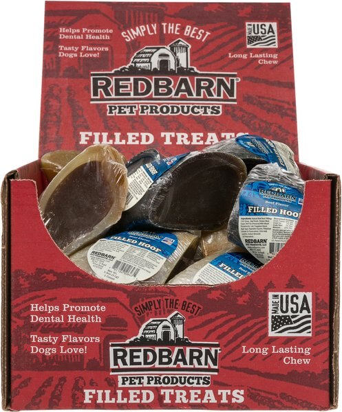 Redbarn Beef Filled Cow Hooves Dog Treats - Intensery