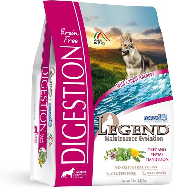 Forza10 Nutraceutic Legend Digestion Grain-Free Wild Caught Anchovy Dry Dog Food - Intensery